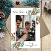 Religiöses Christliches Weihnachtskrippen-Foto Feiertagskarte