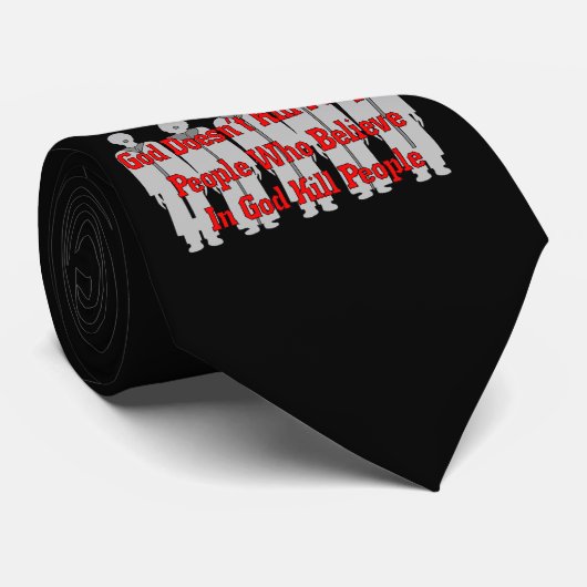 Religiöses Crazies Krawatte (Gerollt)