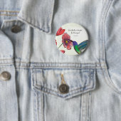 Religiöses Denken an Ihre Blume mit Hummingbird Button (Beispiel)