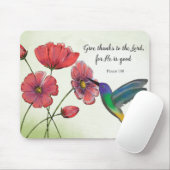 Religiöses Denken an Ihre Blume mit Hummingbird Mousepad (Mit Mouse)