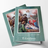 Religiöses Denken über Weihnachten-Beileid Feiertagskarte