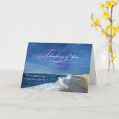 Religiöses Denken von euch wacht auf Ocean Blue Sk Karte (Gelbe Blume)