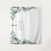 Religiöses Ereignis, Grüntaufe Wandteppich (Vorderseite)