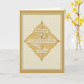 religiöses Ermutigungsgebet Karte (Gelbe Blume)