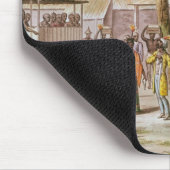 Religiöses Fest in Caieli, Buru Insel Mousepad (Ecke)