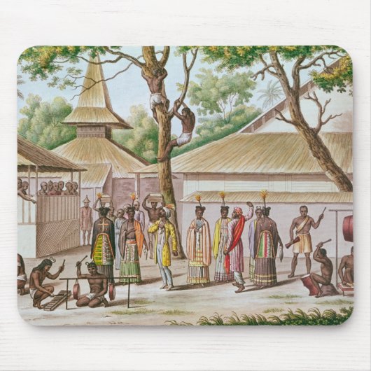 Religiöses Fest in Caieli, Buru Insel Mousepad (Vorne)