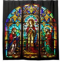 Religiöses festes Glas