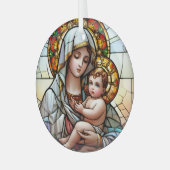 Religiöses festes Glas Ornament Aus Glas (Vorderseite links)