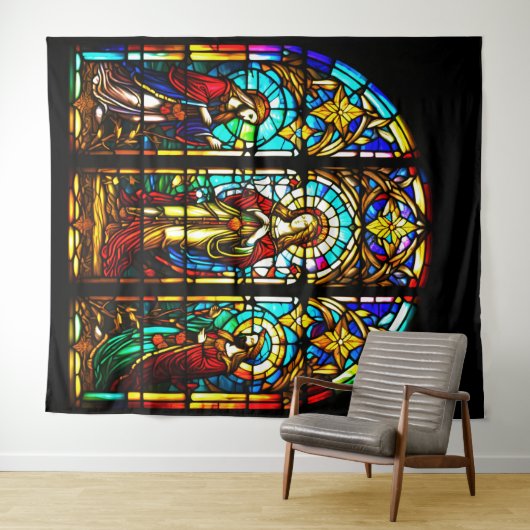 Religiöses festes Glas Wandteppich (Beispiel (Horizontal))
