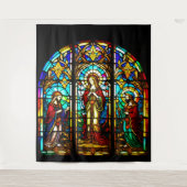 Religiöses festes Glas Wandteppich (Vorderseite)