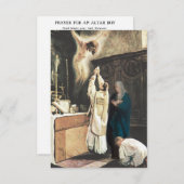 Religiöses Gebet für den Altar Boy katholische  Einladung (Vorne/Hinten)