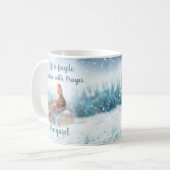 Religiöses Gebet Sonnenhasen Inspiration Tasse (Vorderseite Links)