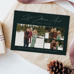 Religiöses Gelassen Himmel und Nature Sing Foto Feiertagskarte