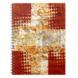 Religiöses Halbtonkreuz Notizblock