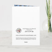 Religiöses heiliges Gesicht Jesu floral Karte (Rückseite)