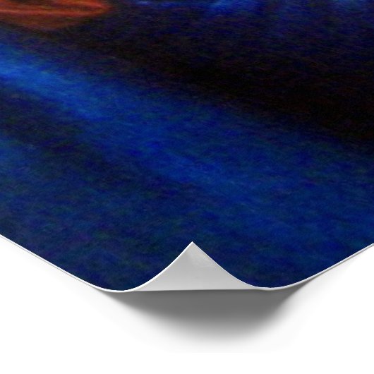 Religiöses Heiliges Herz Jesu Katholisch Poster (Ecke)