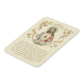 Religiöses Heiliges Herz Jesu Katholisches Gebet Magnet (Linke Seite)