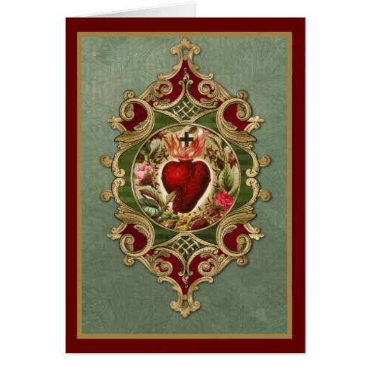 Religiöses Heiliges Herz Jesus katholisches Gebet (Vorne)