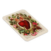 Religiöses Heiliges Herz Jesus Rose Katholische Magnet (Rechte Seite)