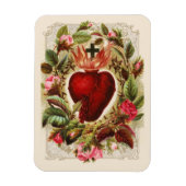 Religiöses Heiliges Herz Jesus Rose Katholische Magnet (Vertikal)