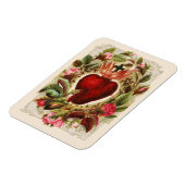 Religiöses Heiliges Herz Jesus Rose Katholische Magnet (Linke Seite)