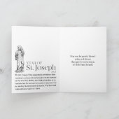 Religiöses Jahr des heiligen Joseph-Kindes Jesus k Karte (Innenseite)