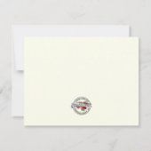 Religiöses katholisches Heiligherz Jesus Beerdigun Dankeskarte (Rückseite)