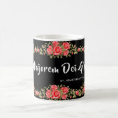 Religiöses katholisches St- Ignatiusmit Kaffeetasse (Mittel)