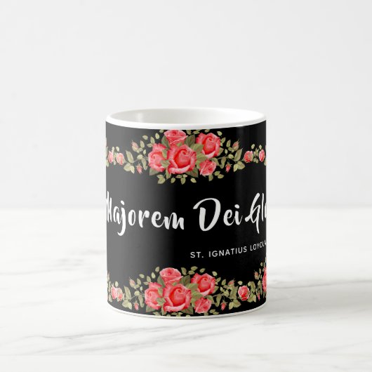 Religiöses katholisches St- Ignatiusmit Kaffeetasse (Mittel)