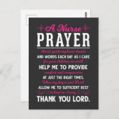Religiöses Krankengebet Christlicher Krankenfürst Postkarte (Vorne/Hinten)
