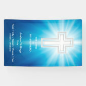 Religiöses Kreuz | christlich Banner (Horizontal)