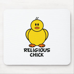 Religiöses Küken Mousepad