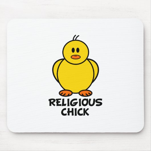 Religiöses Küken Mousepad (Vorne)