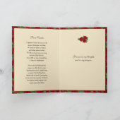 Religiöses Musical St. Cecilia Katholisches Gebet Karte (Innenseite)