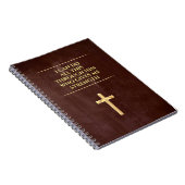 Religiöses Notizbuch Notizblock (Rechte Seite)