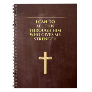 Religiöses Notizbuch Notizblock