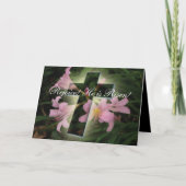 Religiöses Oster Feiertagskarte (Vorderseite)