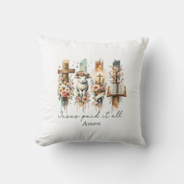 Religiöses Oster Kissen