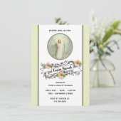 Religiöses Ostern-Frühling Pascha Einladung (Stehend Vorderseite)