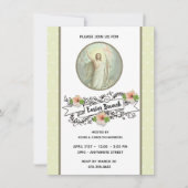 Religiöses Ostern-Frühling Pascha Einladung (Vorderseite)