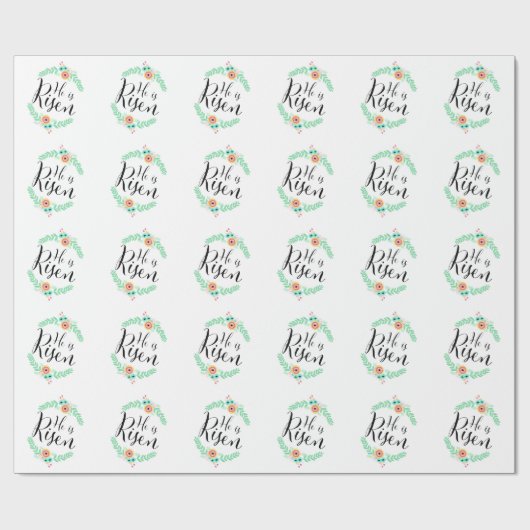 Religiöses Ostern Geschenkpapier (Flach)