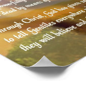 Religiöses Osterposter - Jesus - Er ist verschwieg Poster (Ecke)