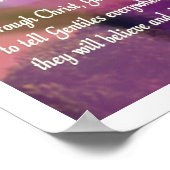 Religiöses Osterposter - Jesus - Er ist verschwieg Poster (Ecke)