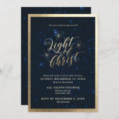 Religiöses Party  Einladung (Vorne/Hinten)