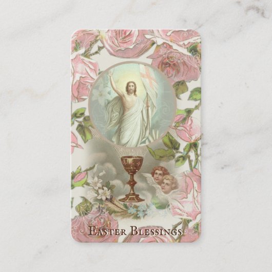 Religiöses Paschal Gebets-heilige Karte Ostern (Vorderseite)