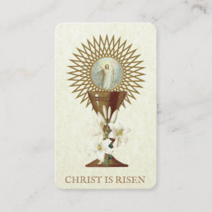 Religiöses Paschal Gebets-heilige Karte Ostern