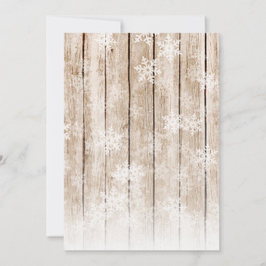 Religiöses rustikales Holz 3 Foto Weihnachtskarte (Rückseite)