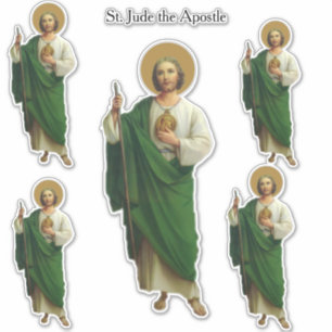 Religiöses St. Jehuda der Apostel von Jesus Aufkleber