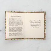 Religiöses St. Peregrine Cancer Healing Gebet Karte (Innenseite)