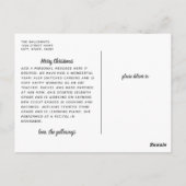 Religiöses Weihnachten Volles Foto Postkarte (Rückseite)